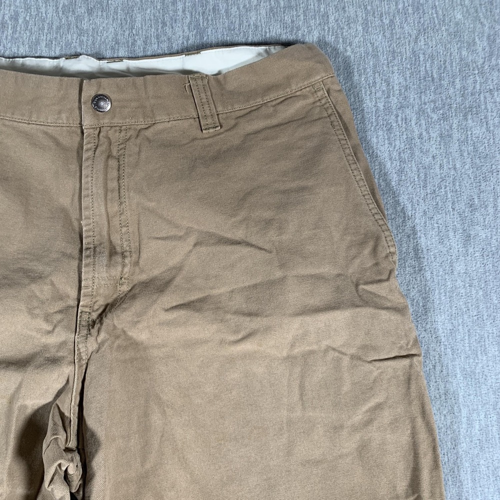 Columbia Pants Mens 36x30 Brown Cotton Canvas Utility Workwear Casual - Picture 5 of 16